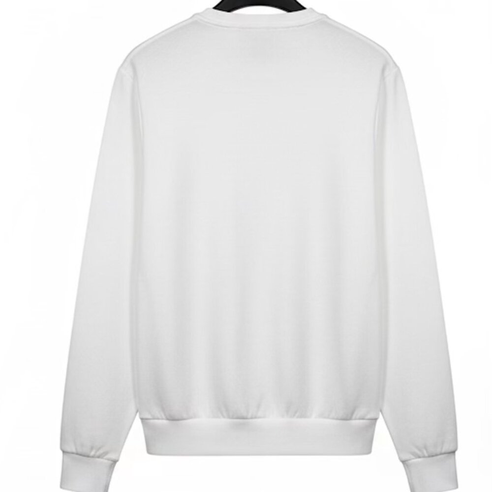Calvin Klein white Cotton Crewneck Logo Pullover Sweatshirt Men's - Medium - Picture 2 of 5